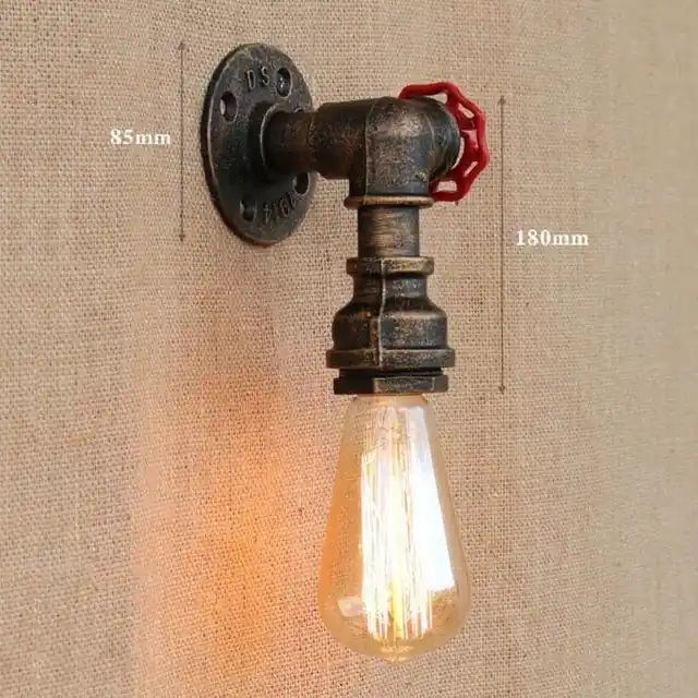 Applique Murale Industrielle Robinet 1920