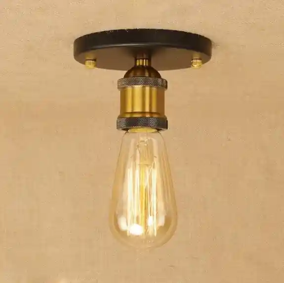 Petit Plafonnier Industriel Vintage