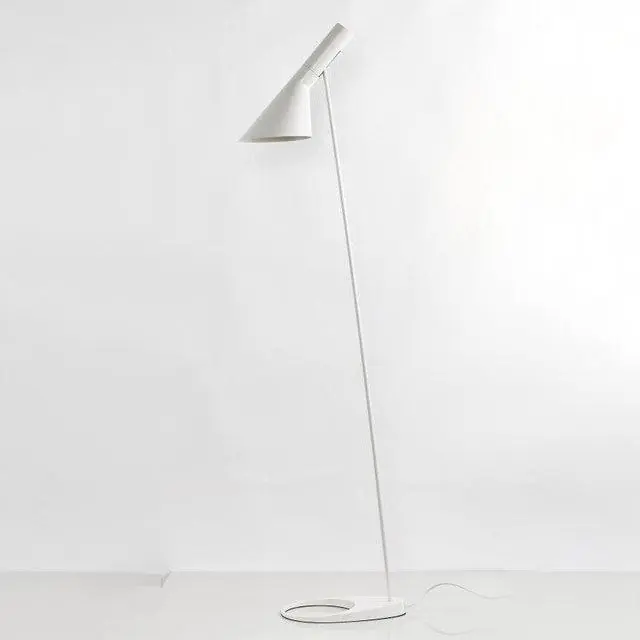 Lampadaire Design Industriel Blanc