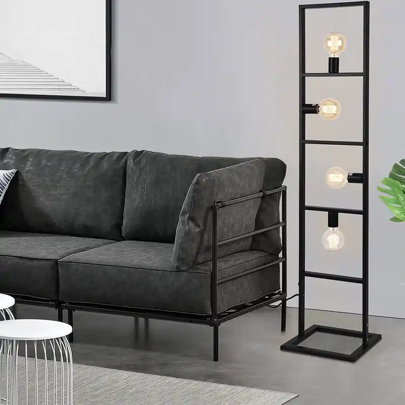 Lampadaire Salon Industriel Echelle