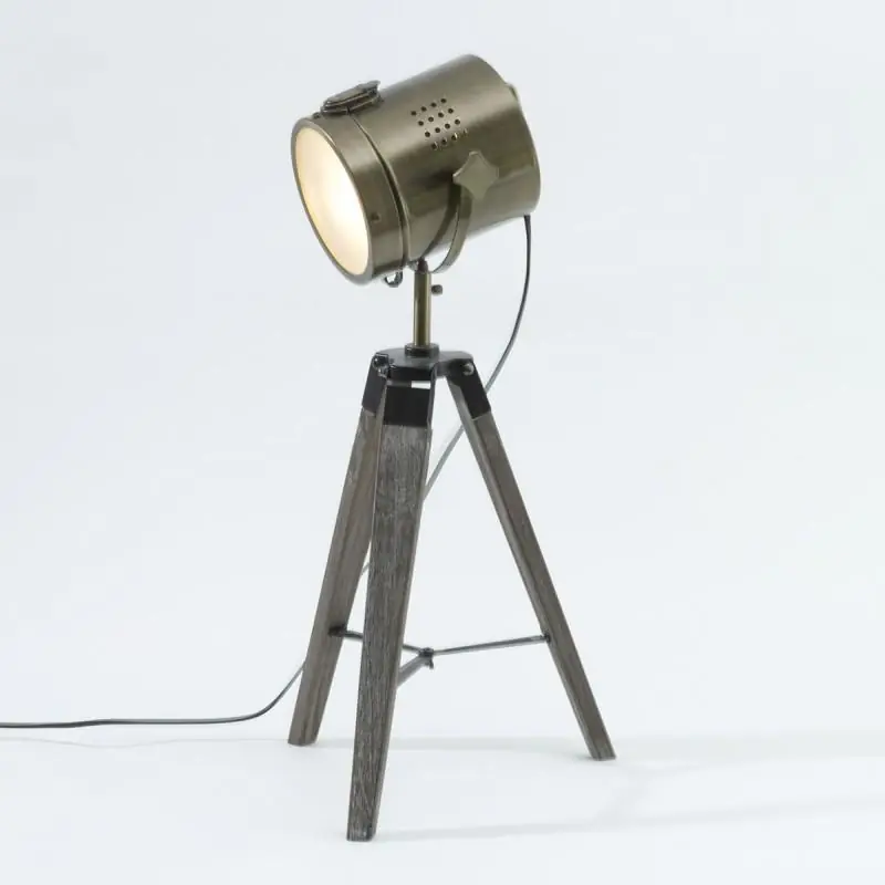 Lampadaire Trepied Industriel XS Cuivre