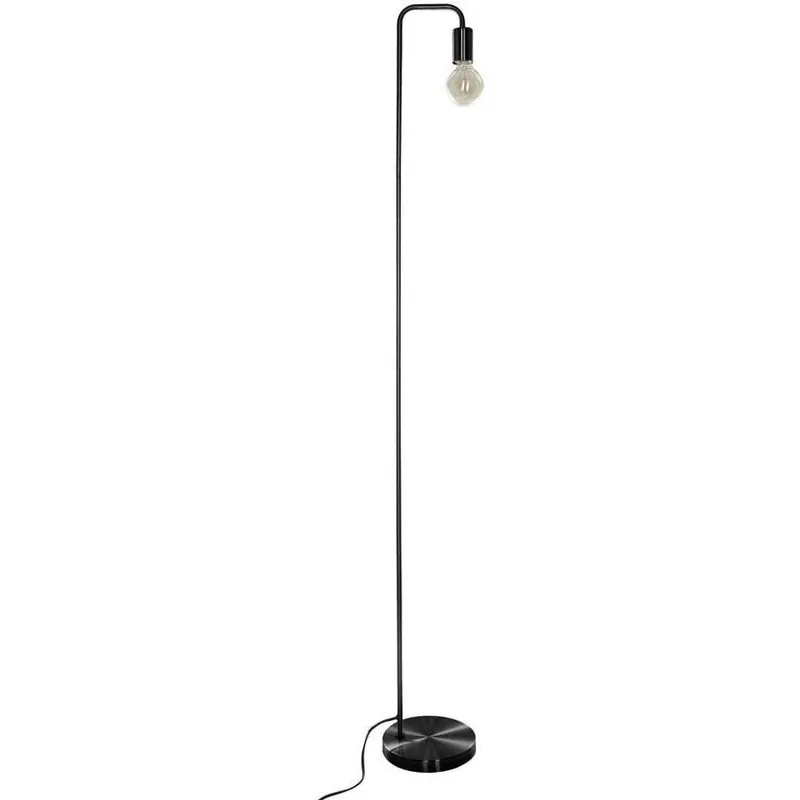 Lampadaire Industriel Noir Minimaliste