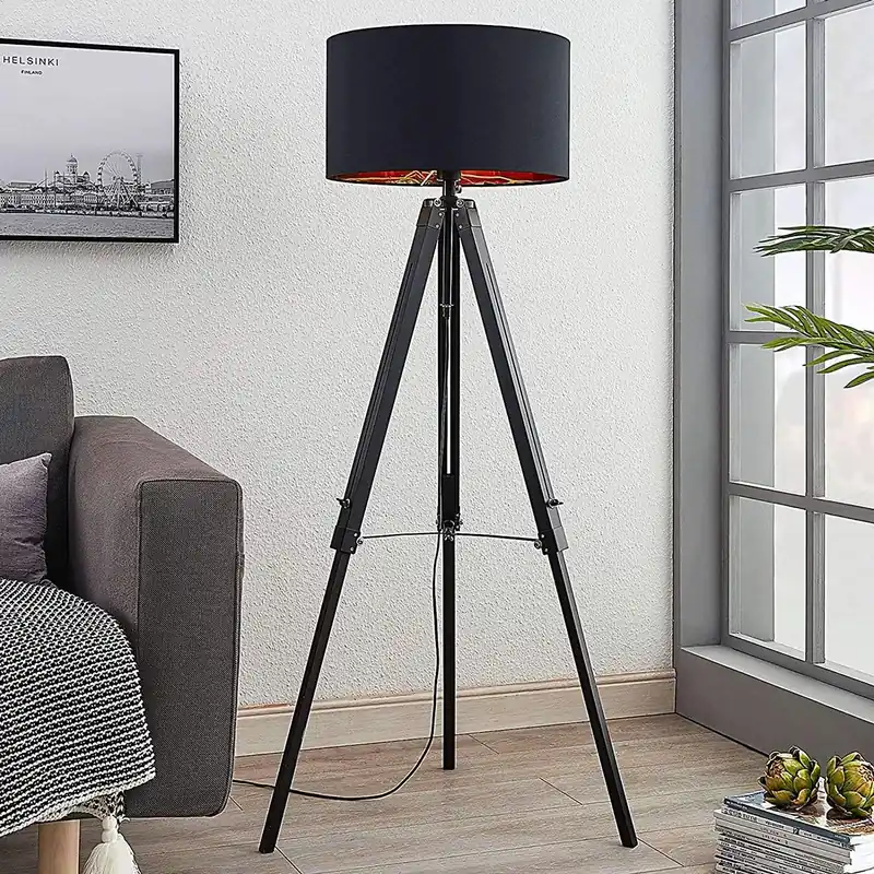 Lampadaire Industriel Noir Scandinave