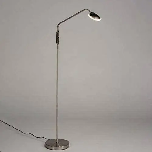 Lampadaire Salon Industriel Liseuse Acier