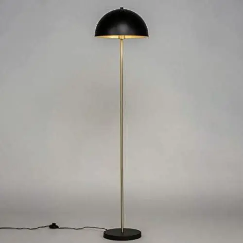 Lampadaire Industriel Noir Bol