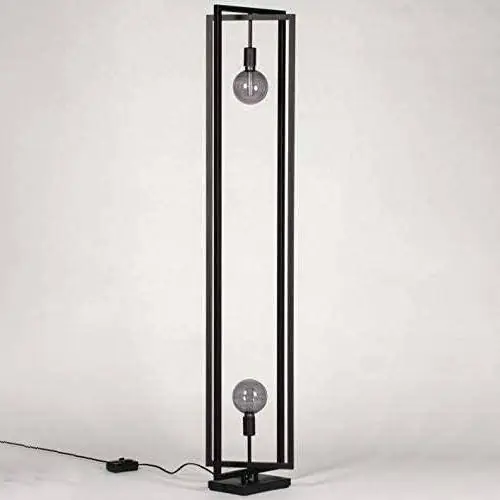 Lampadaire Industriel Noir Olga