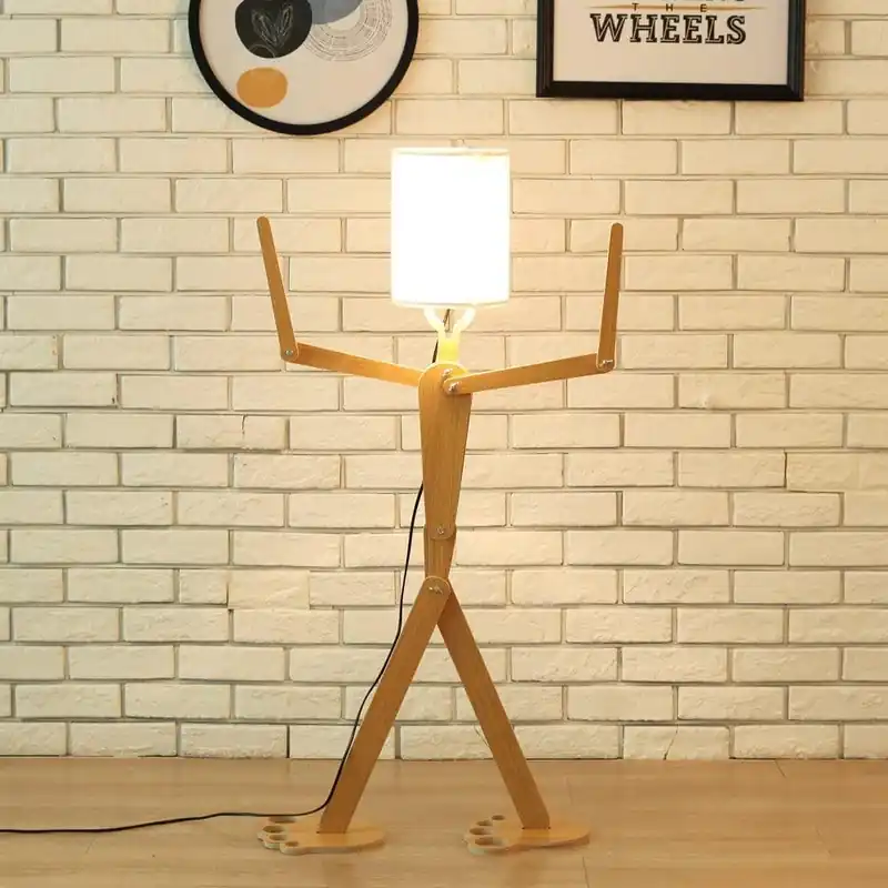 Lampadaire Salon Industriel Humanoïde