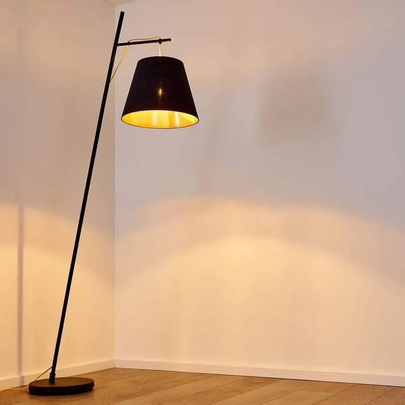 Lampadaire Industriel Noir Living
