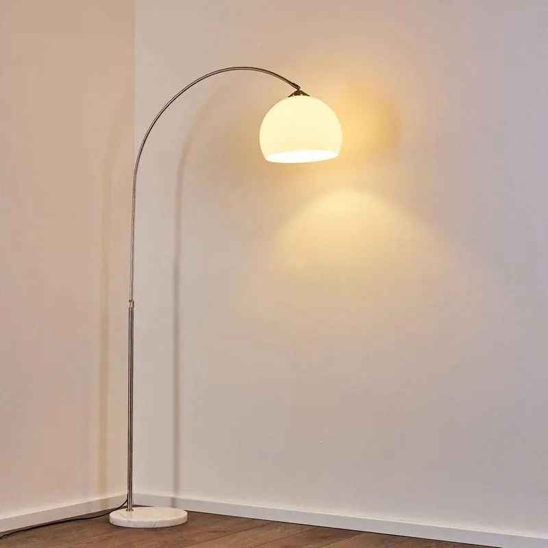 Lampadaire Salon Industriel Sofa - Blanc