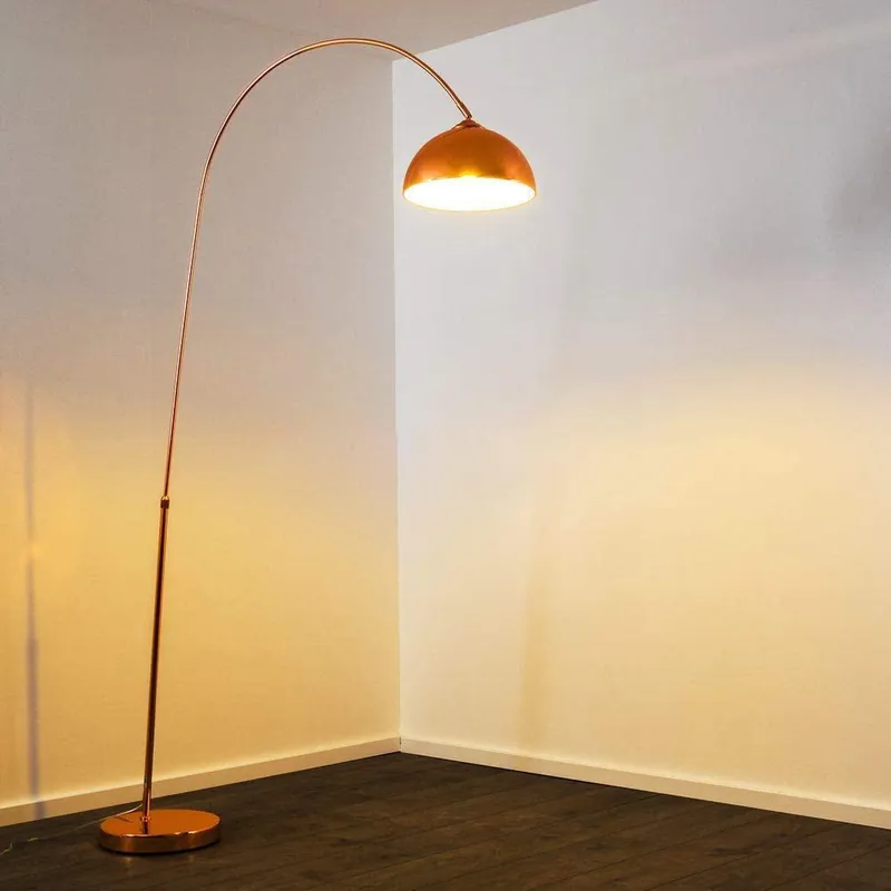 Lampadaire Salon Industriel Sofa - Cuivre Rose