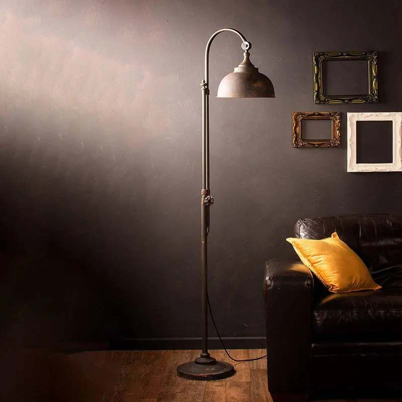 Lampadaire Salon Industriel Ancien