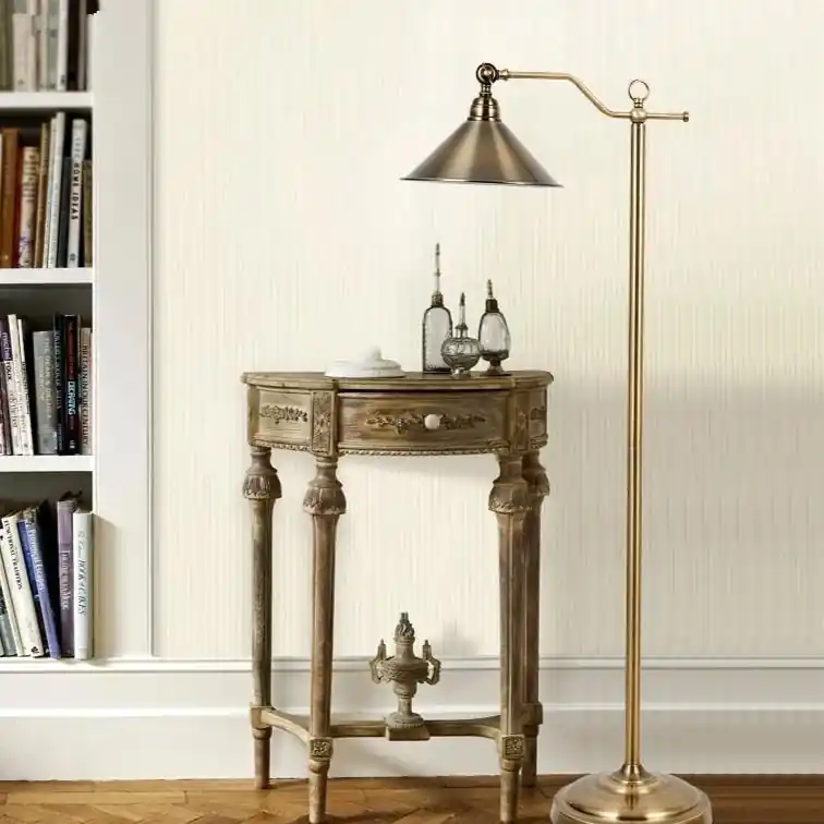Lampadaire Salon Industriel Laiton