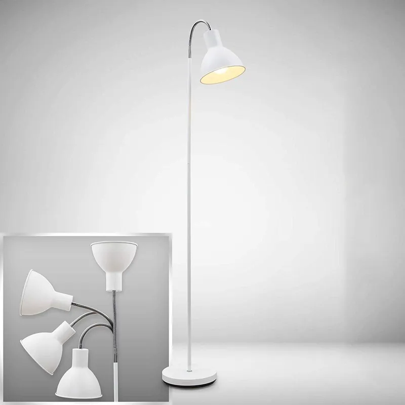 Lampadaire Salon Industriel Blanc