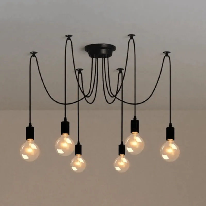 Lustre Araignée 6 Ampoules
