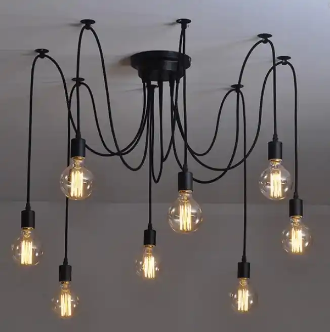 Lustre Araignée 8 Ampoules