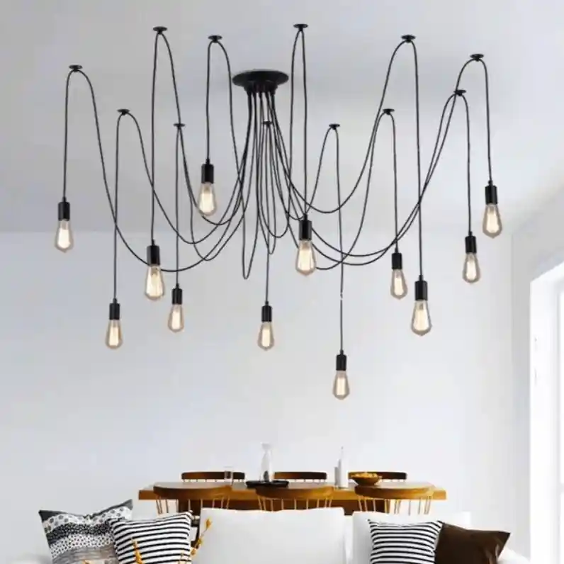 Lustre Araignee 12 Ampoules