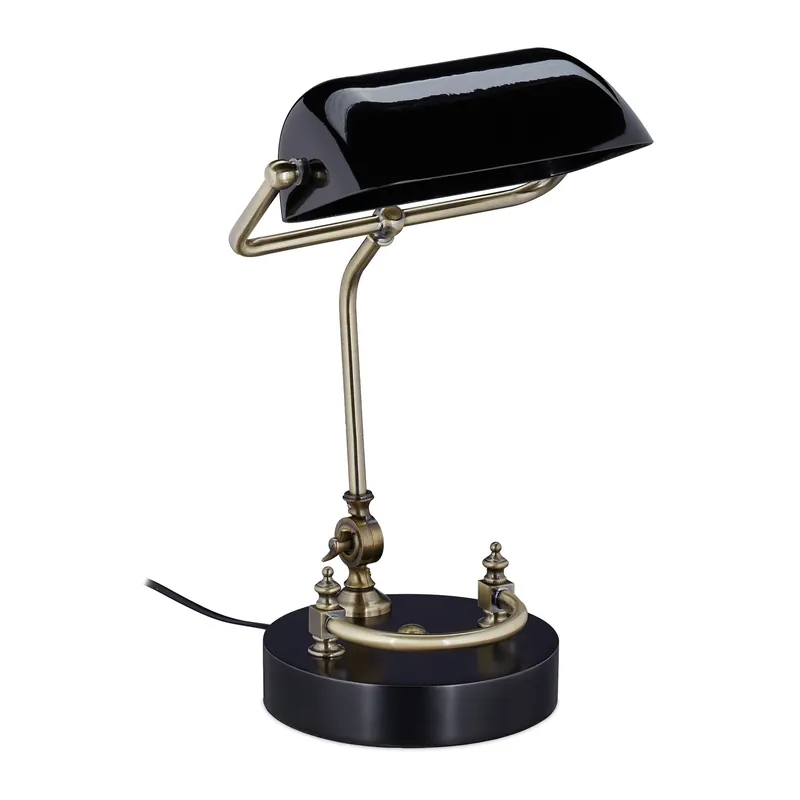 Lampe de Banquier Noir