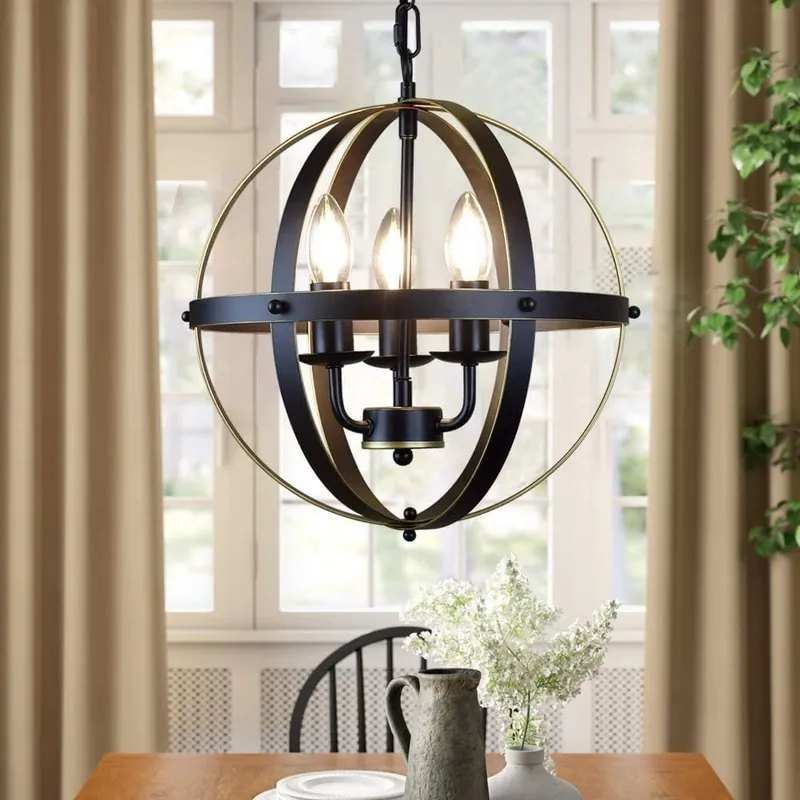 Lustre Globe Metal