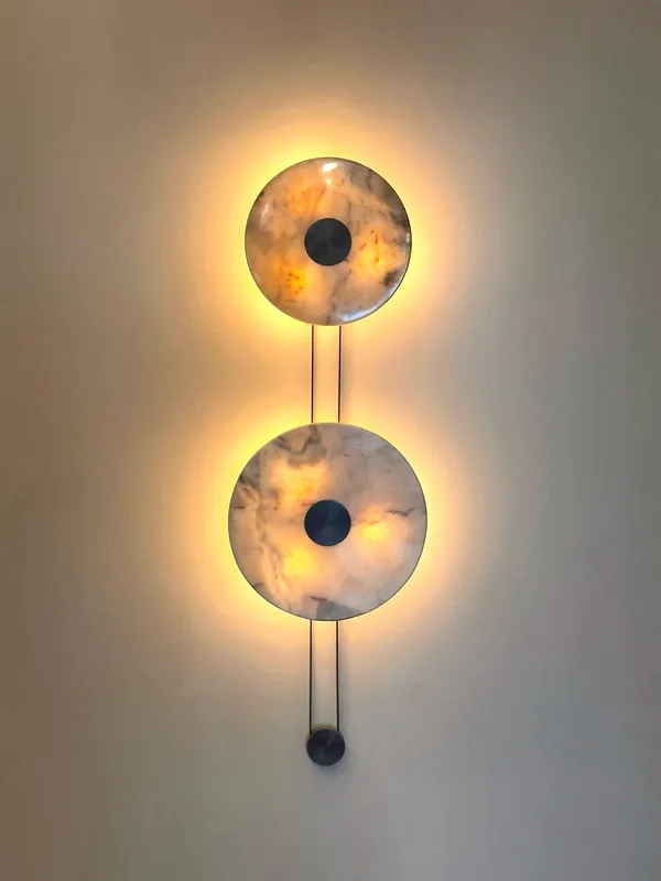 RAMBLA DOUBLE Marble Sconce