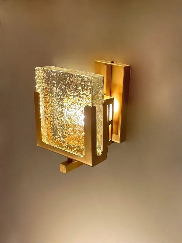 TROMSO Cast Glass Wall Sconce