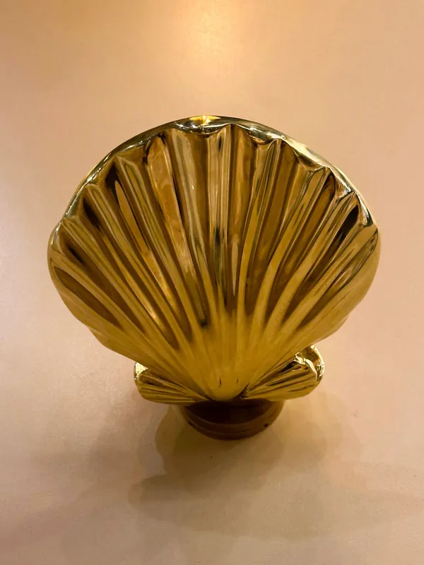 Veroia Sculptural Brass Casting Wall Sconce