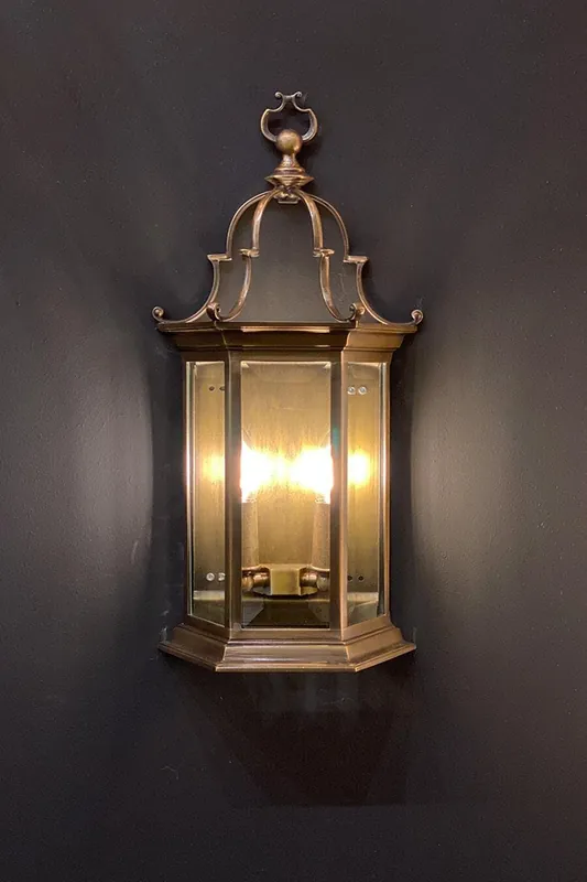 MONCALIERI Halblaterne Wandlampe