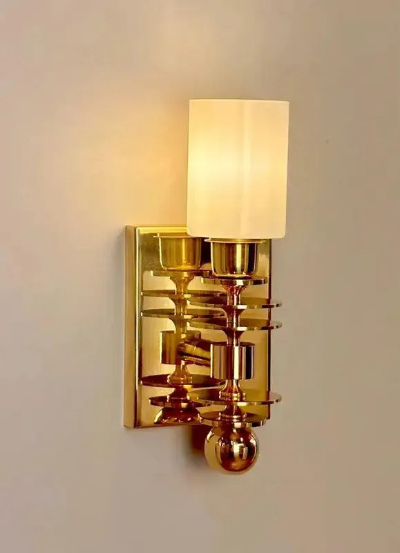 Marsala Messing Wandleuchte Mid-Century Modern Beleuchtung