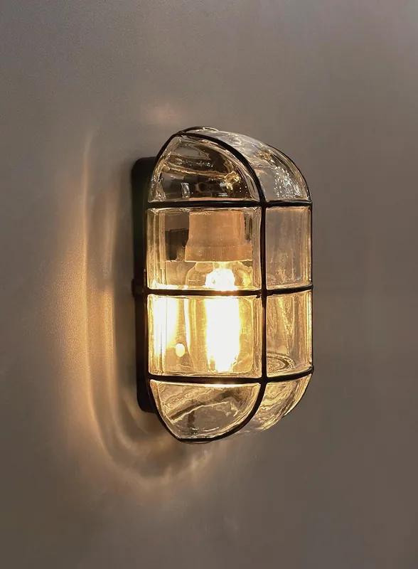 LACROM SEMIFLUSH GLAS Wandleuchte