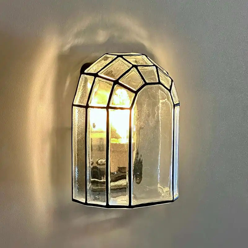Aplique de pared de vidrio LACROM SEMIFLUSH