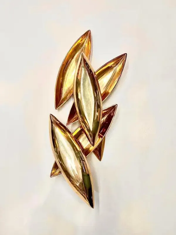 Applique da parete in ottone massiccio Seed Grande