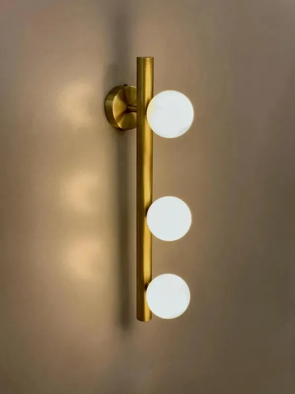 ZARZA II Applique - Faretto, Illuminazione da parete, Lampada da parete, Luce da parete, Luce da comodino, Illuminazione Art Deco, Illuminazione in ottone