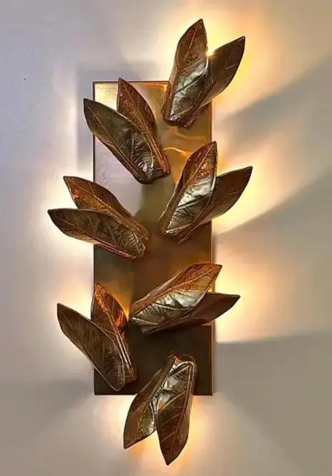 Alisar Messing Wandlamp