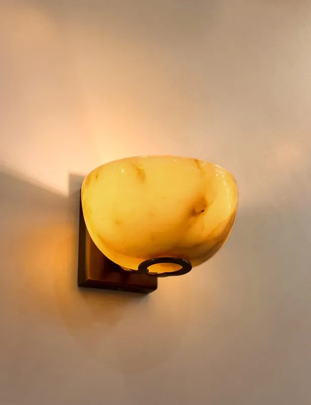 ANDAINE Marmeren Art Deco Wandlamp