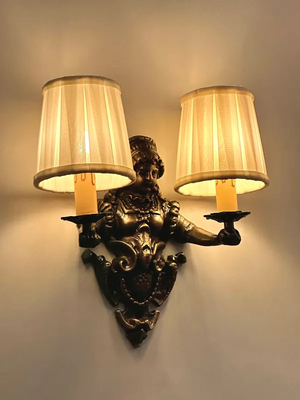 CREUSOT Messing Traditionele Wandlamp