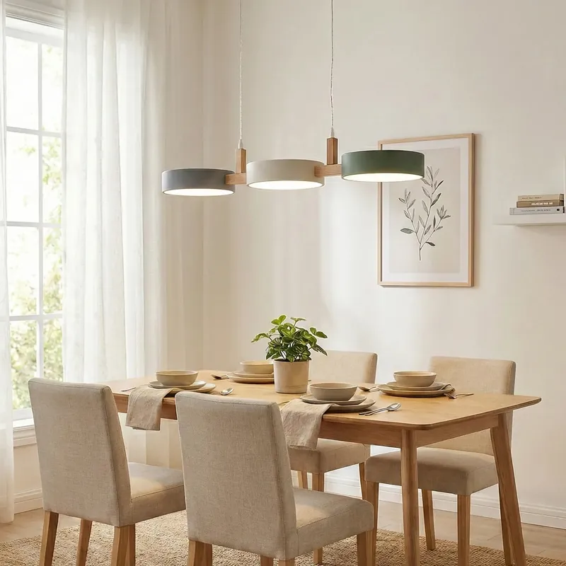 Nordic Modern Metal Cylinder Pendel
