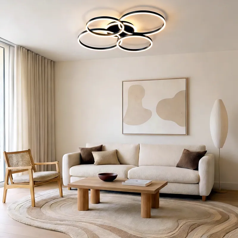Chic Nordic Ring Loftslampe
