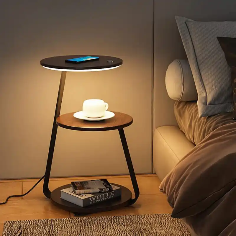 Creative genopladelig flerlags gulvlampe