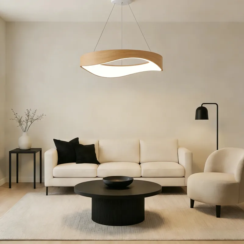 Nordic Wooden Grain Pendel