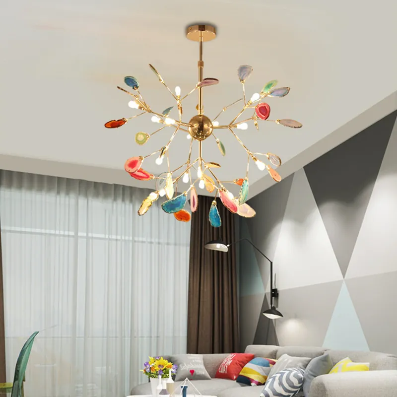 Nordic Elegant Branch Agat pendel