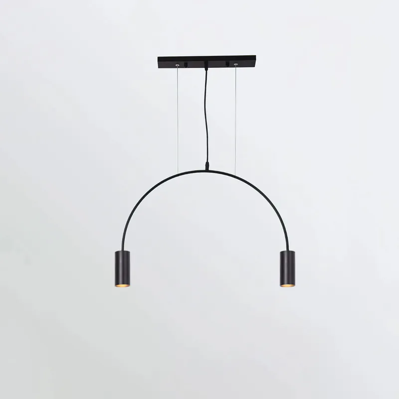 Minimalistisk lysbuejern vedhæng