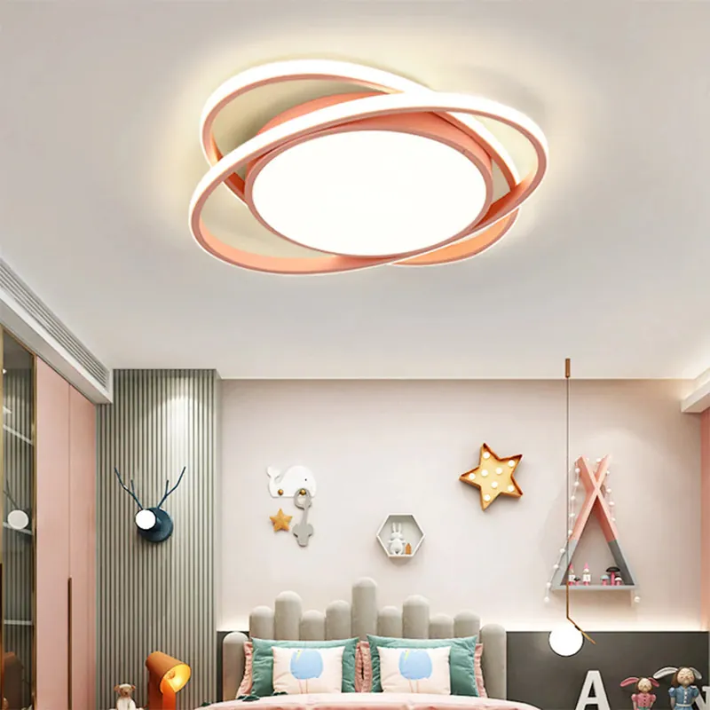 Slank nordisk rund LED-loftslampe