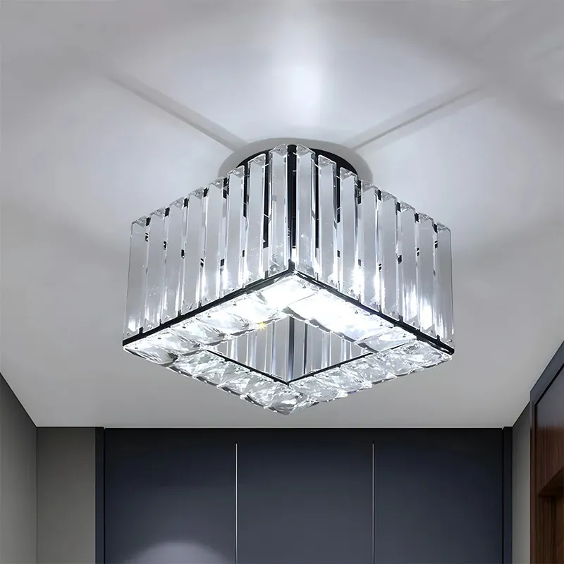 Moderne krystal loftslampe til gang