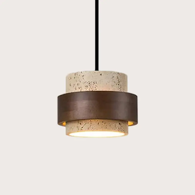 Retro Stone Wabi-Sabi Pendant Light