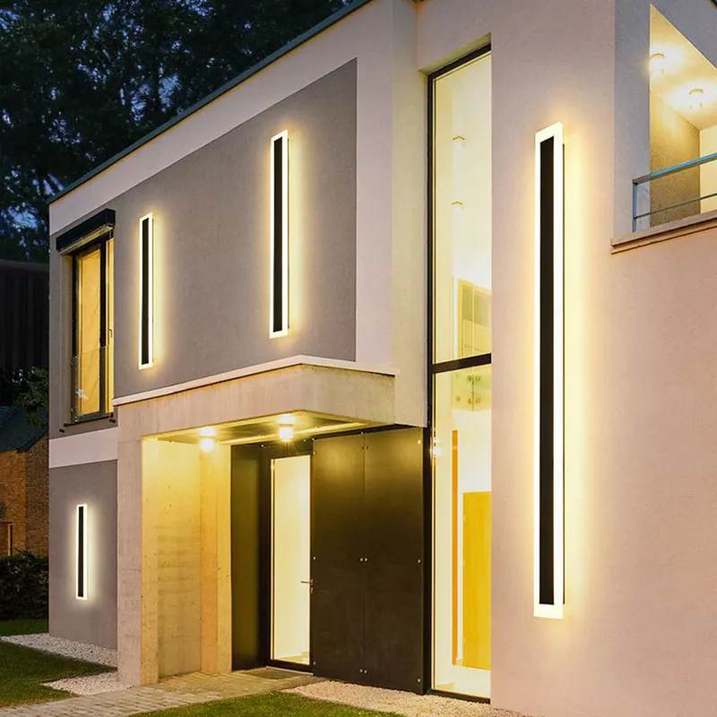 Modern Minimalism Acrylic Outdoor LED Wall Lights