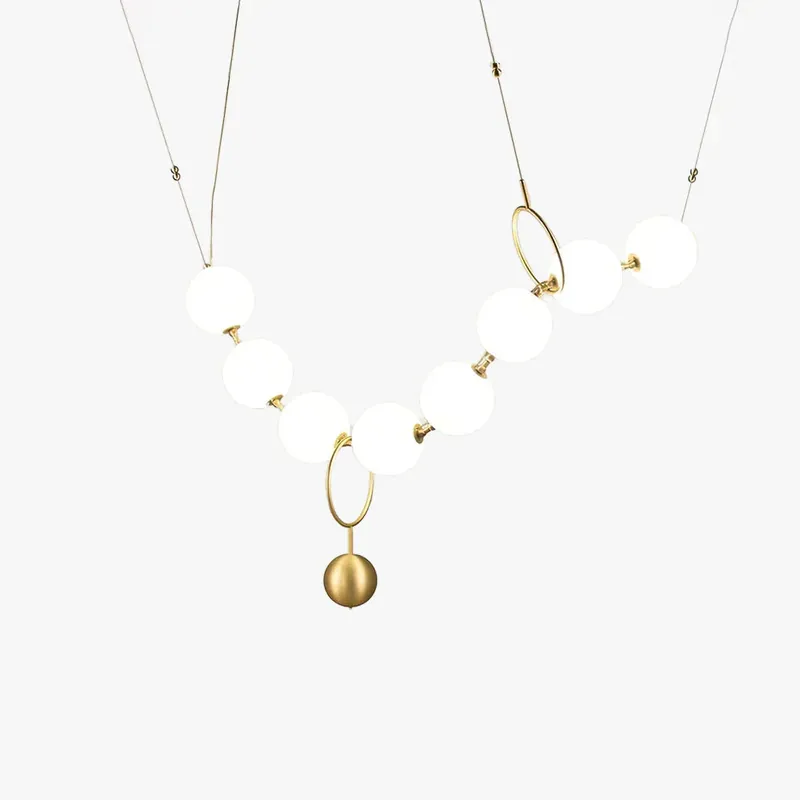 Elegant Jewelry Glass Pendant Light