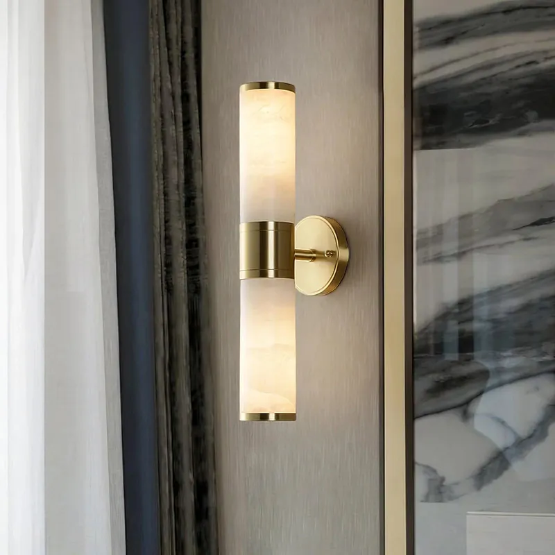 Classic Cylindrical Glass Wall Light