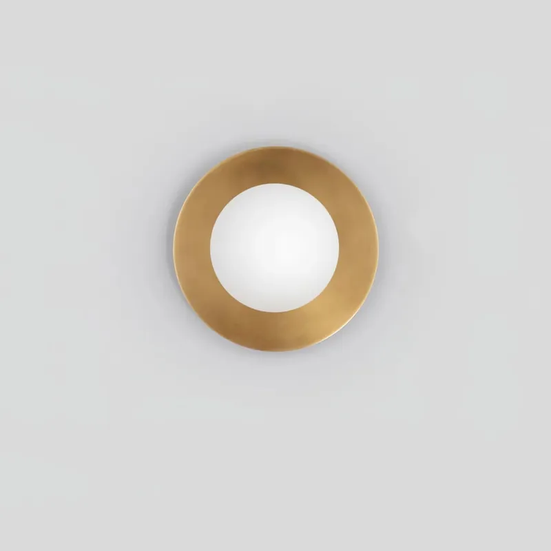 Modern Circular Ring Glass Wall Light