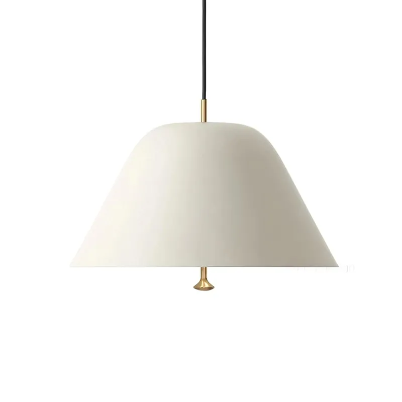Minimal Conical Iron Pendant Light