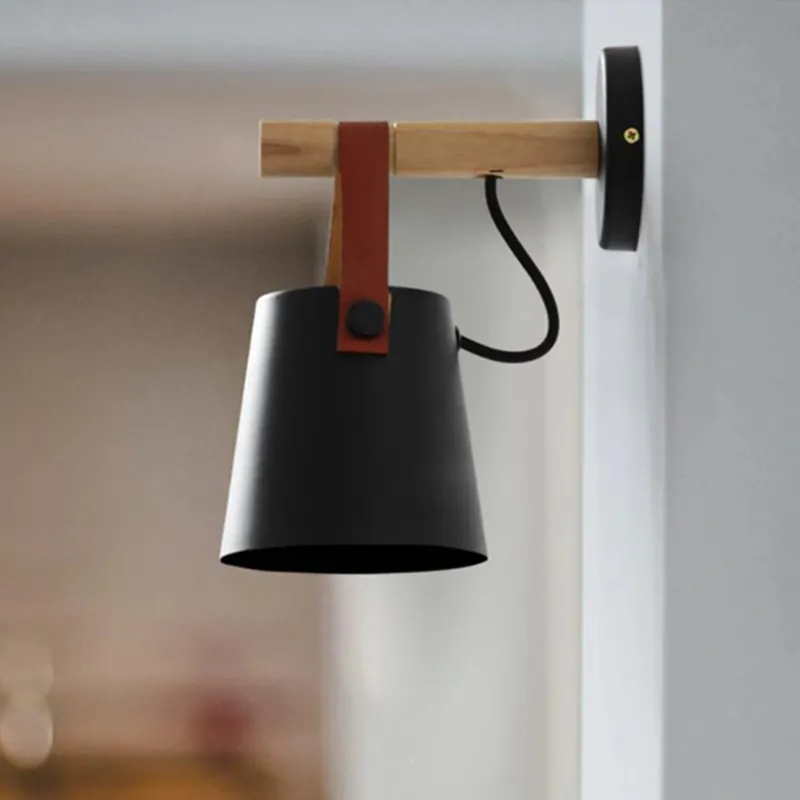 Rustic Cone Iron Wall Light
