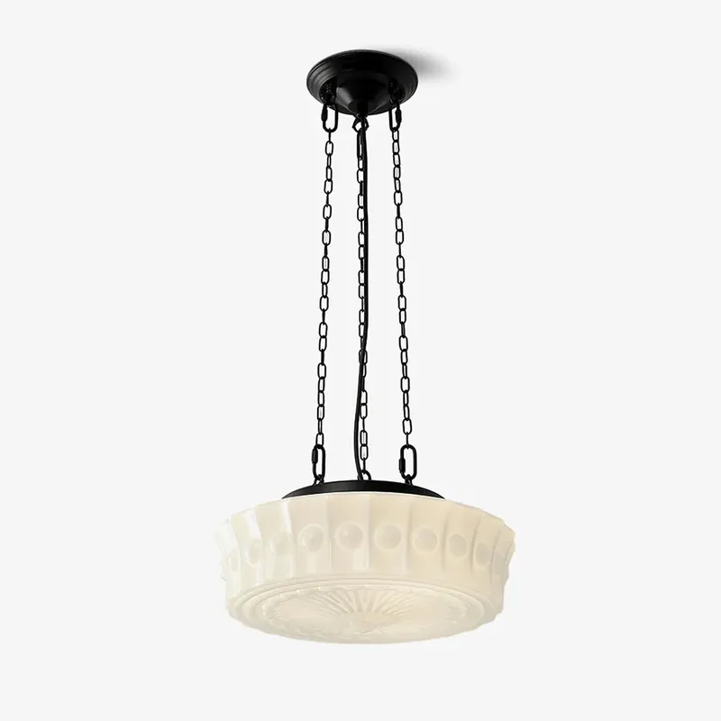 Classic Round Glass Pendant Light